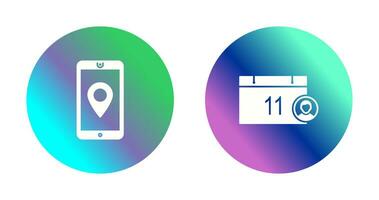 GPS serviço e evento gestão ícone vetor