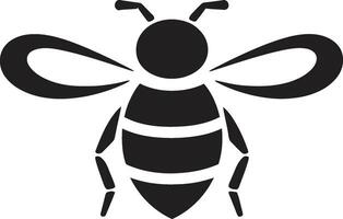 abelha crista Projeto régio querida abelha símbolo vetor