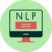 nlp vetor ícone