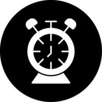 ícone de vetor de relógio de mesa