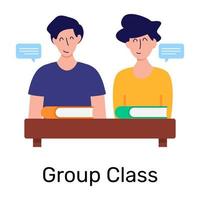 estudo de classe em grupo vetor