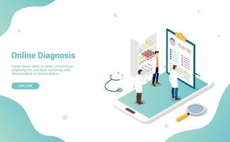 diagnóstico online consulta médica de saúde com médico