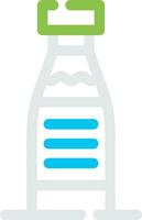 design de ícone criativo de garrafa de leite vetor