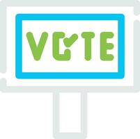 votar design de ícone criativo vetor