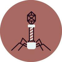 bacteriófago vetor ícone
