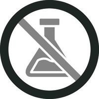 não químico vetor ícone