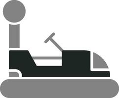 ícone de vetor de carro bate-bate