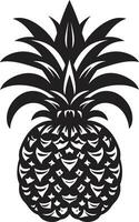 elegante abacaxi vetor Projeto contemporâneo abacaxi logotipo conceito