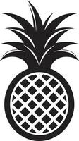 geométrico abacaxi crachá chique abacaxi logotipo arte vetor