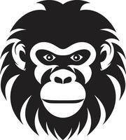 babuíno régio ícone real babuíno heráldica vetor