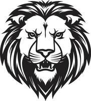 rugindo domínio Preto leão ícone a marca do uma régua indomado beleza Preto vetor leão logotipo a desenfreado elegância