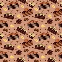 desatado padronizar com chocolate produtos. vetor ilustração