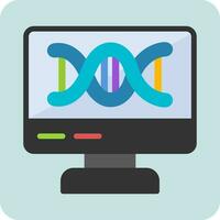 ícone de vetor de DNA