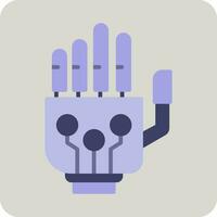 robótico mão vetor ícone