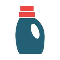 detergente vetor glifo dois cor ícone para pessoal e comercial usar.