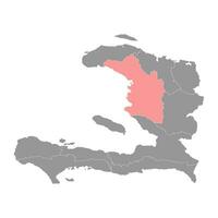 artibonita departamento mapa, administrativo divisão do Haiti. vetor ilustração.