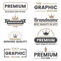 Vintage Retro Vector Logo para banner