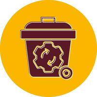 ícone de vetor reciclável
