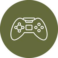 ícone de vetor de controlador de jogo