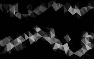 prata escura, fundo abstrato do polígono do vetor cinza.