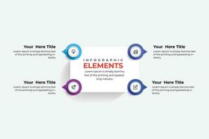 design de modelo de infográfico de negócios vetor