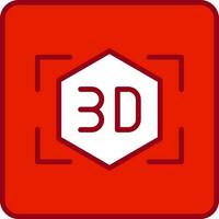 ícone de vetor 3D