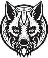 perseguição com estilo moderno hiena ícone elegante carnívoro dentro Trevas logotipo Projeto vetor