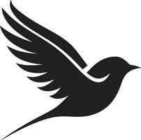 estilizado gaivota Projeto rápido andorinha logotipo vetor
