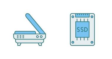 scanner e Difícil dirigir ícone vetor