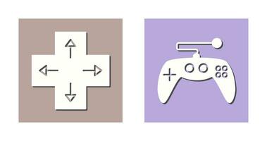 direção chave e jogos ao controle ícone vetor