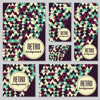 Modelo de Design retro vintage estilo de fundo vetor