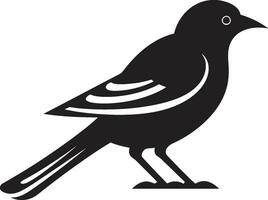 nobre pássaro ícone régio gaivota emblema vetor