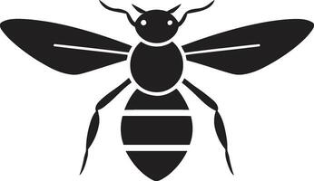 Preto vespa silhueta elegância definiram contemporâneo caçador marca com ferrões vetor