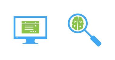 Internet Publicidades e inteligente procurar ícone vetor