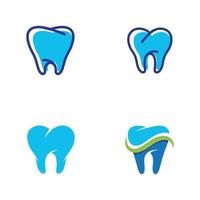 vetor de modelo de logotipo dental