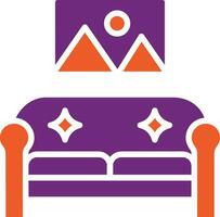 ilustração de design de ícone de vetor de sala de estar