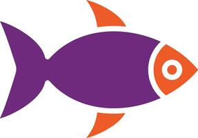 ilustração de design de ícone de vetor de peixe