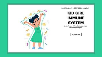proteção criança menina imune sistema vetor
