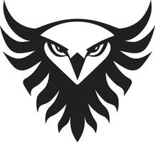 Preto falcão uma vetor logotipo Projeto para a o negócio isso é sempre em a ir Preto falcão uma logotipo Projeto para a predador dentro você
