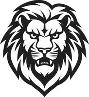 enegrecido graça leão ícone dentro vetor tinta gravado rei vetor leão logotipo
