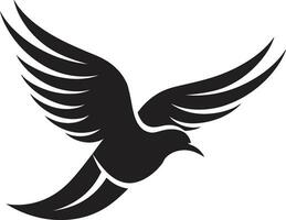 sereno papagaio emblema abstrato Águia crista vetor