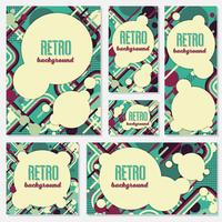 Modelo de Design retro vintage estilo de fundo vetor