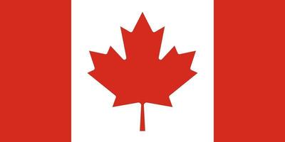 bandeira canadense do canadá vetor