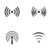 design de ilustração de sinal wi-fi vetor