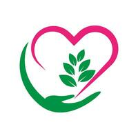 coração conceito logotipo Projeto vetor