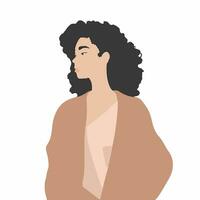 uma minimalista personagem ilustração para usar em sites, social meios de comunicação perfis, ou digital marketing materiais. vetor