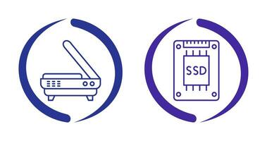 scanner e Difícil dirigir ícone vetor