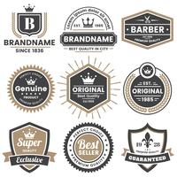 Vintage Retro Vector Logo para banner