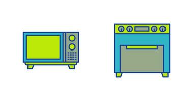 microondas e forno ícone vetor