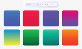 desenho vetorial de gradientes. gradientes de cores suaves. vetor